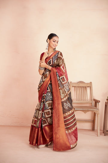 Sr Meera Queen Designer Chanderi Saree Collection