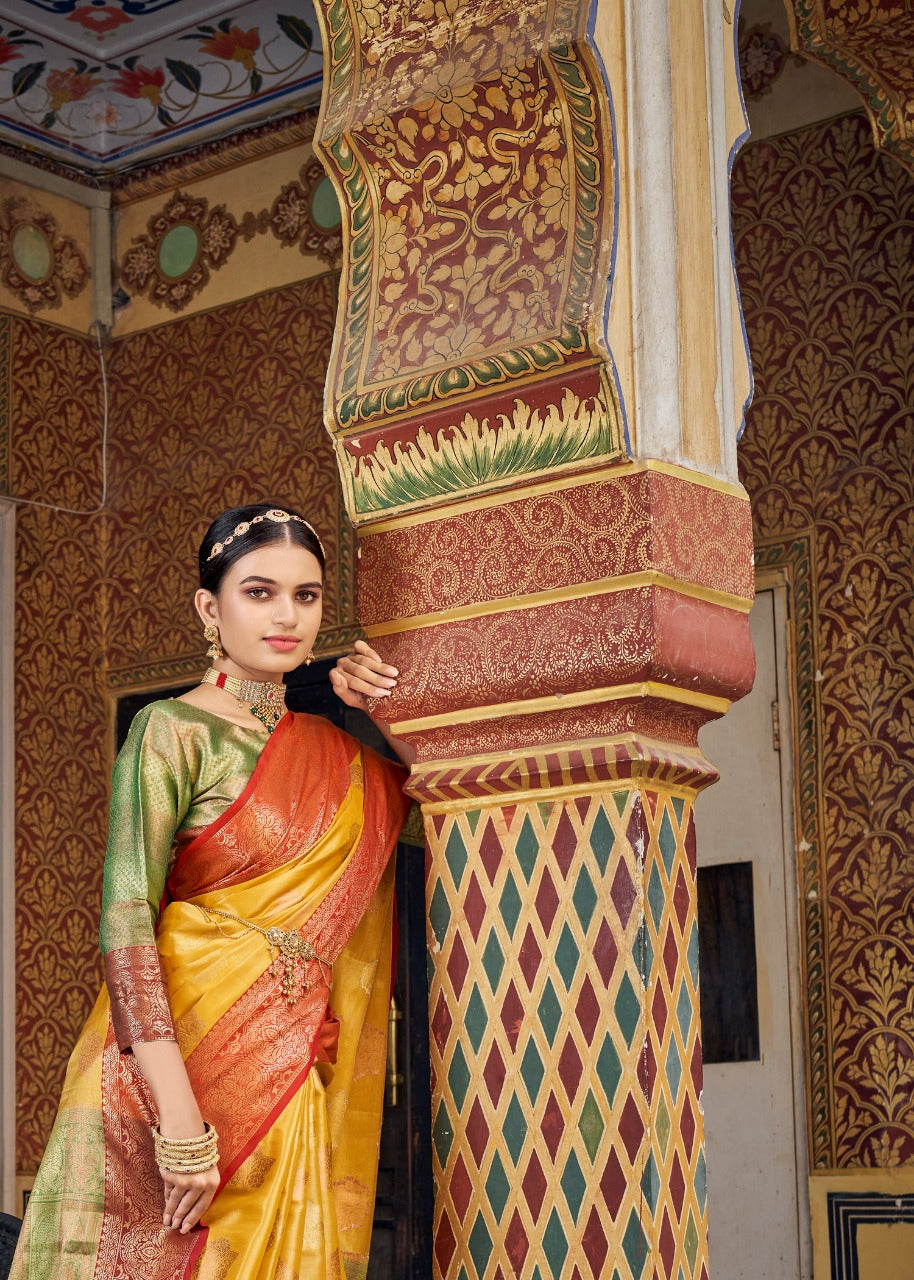 Avyuktha Handloom Tissue Designer Saree Collection