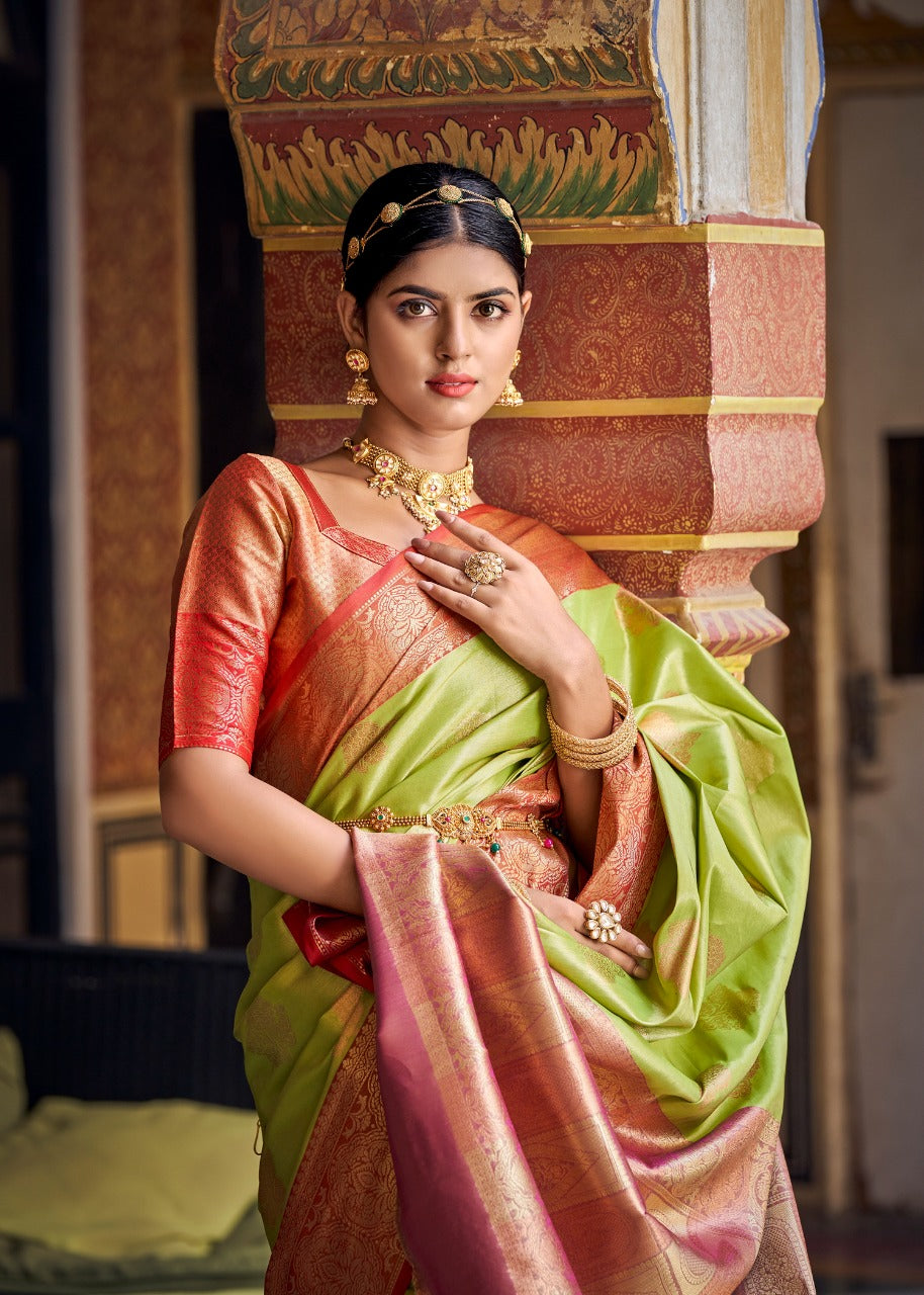 Avyuktha Handloom Tissue Designer Saree Collection