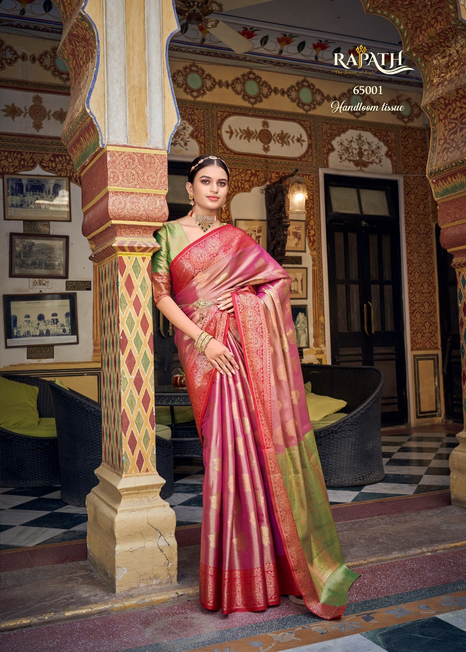 Avyuktha Handloom Tissue Designer Saree Collection