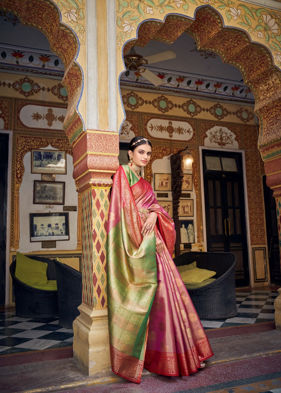 Avyuktha Handloom Tissue Designer Saree Collection