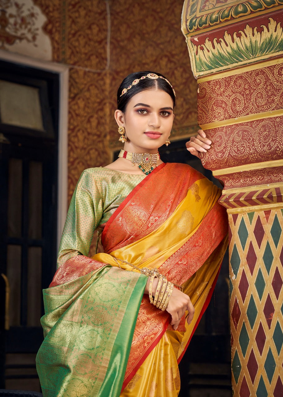 Avyuktha Handloom Tissue Designer Saree Collection