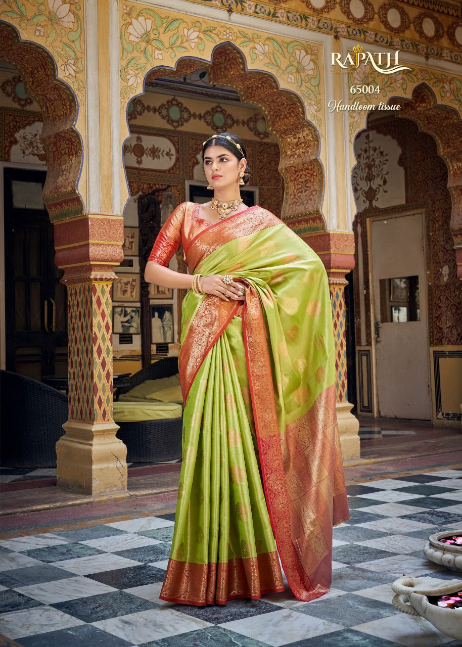 Avyuktha Handloom Tissue Designer Saree Collection