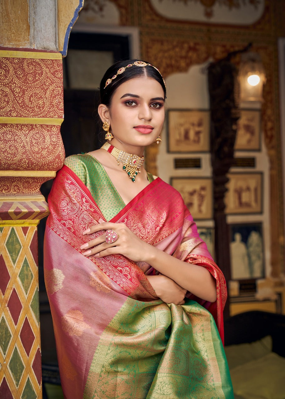 Avyuktha Handloom Tissue Designer Saree Collection