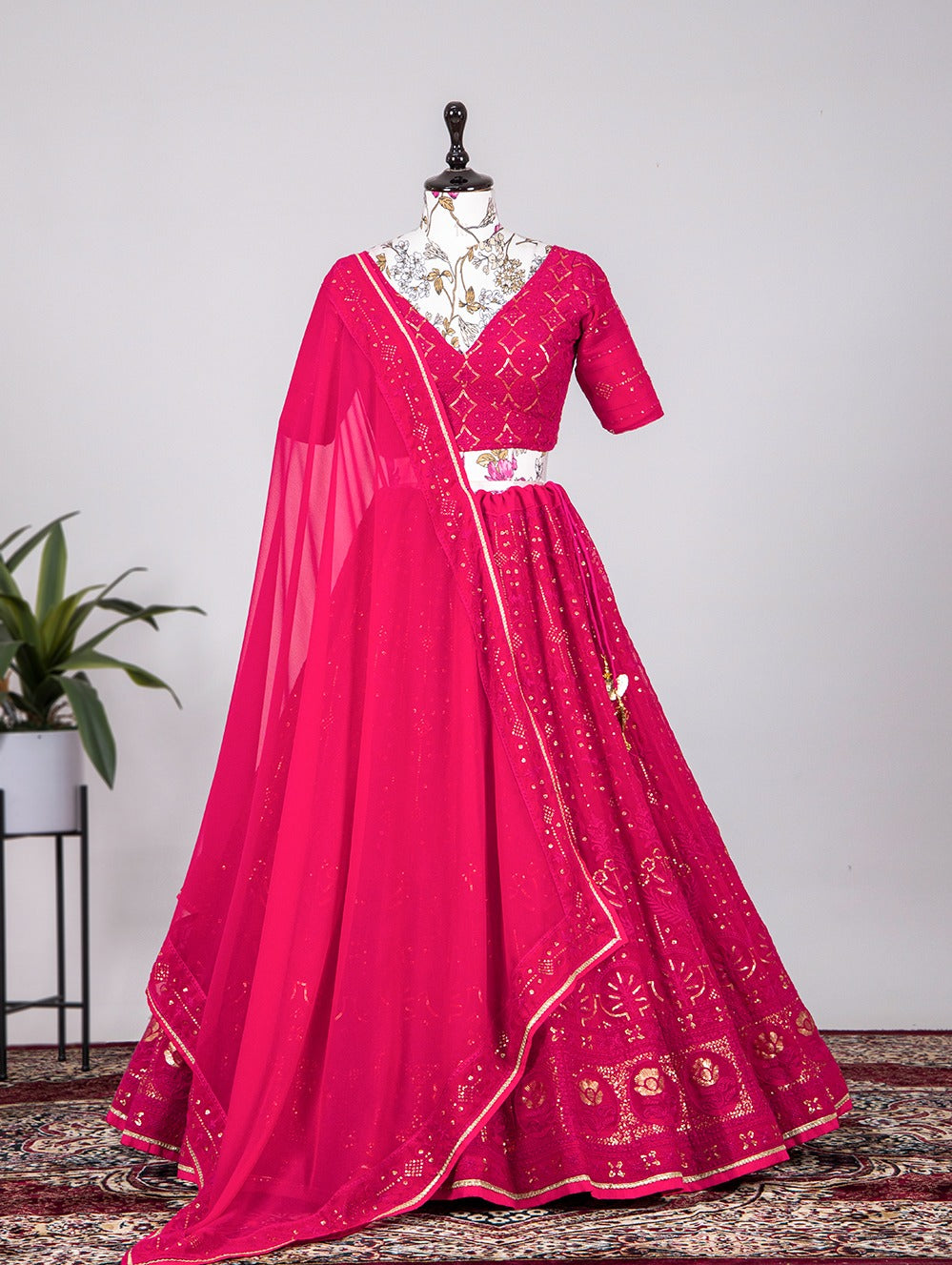 Beautiful Designer Pure Georgette Lehenga Choli Design No 1339