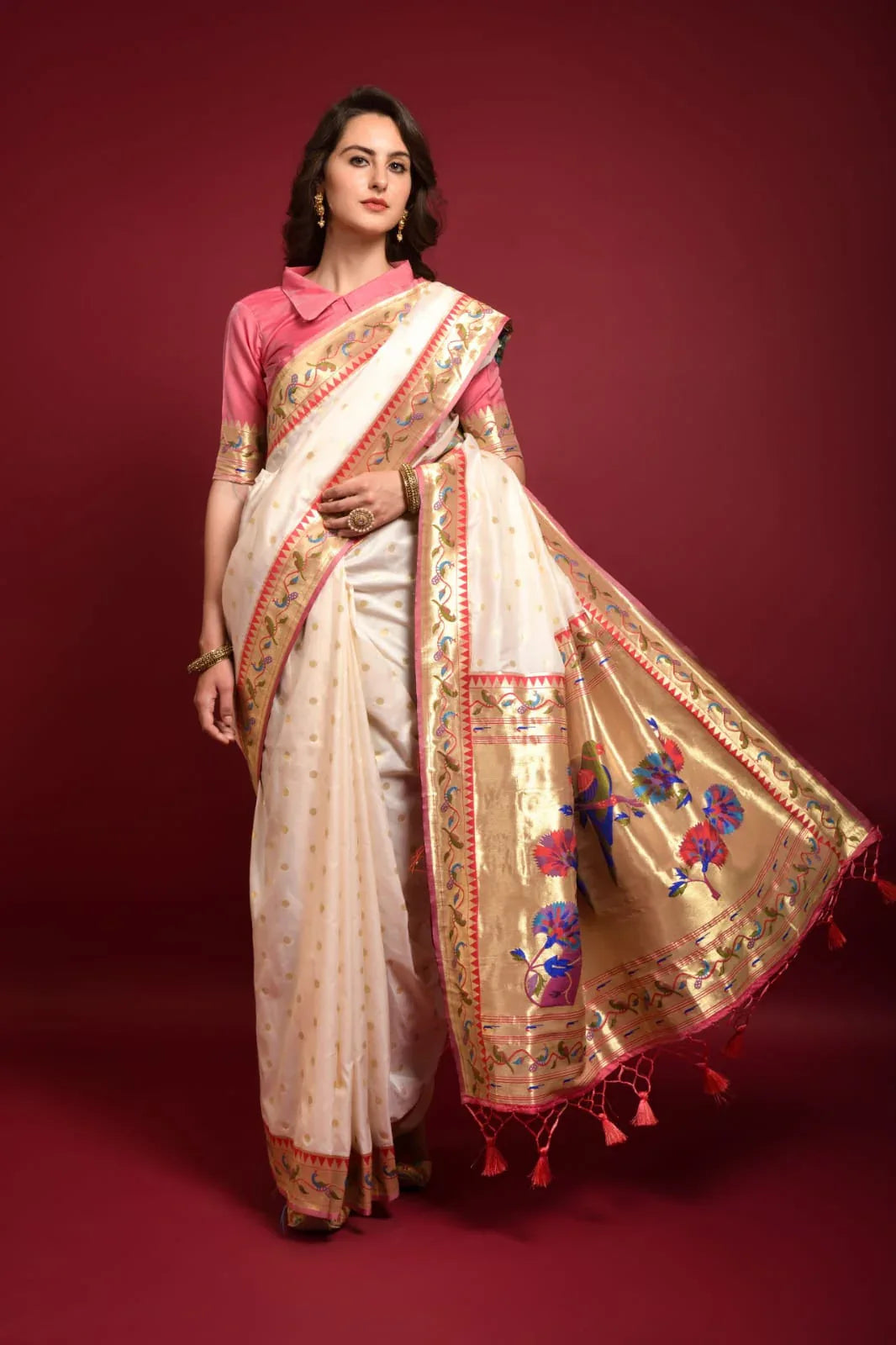 Party Wear Banarasi Soft Silk Paithani Saree