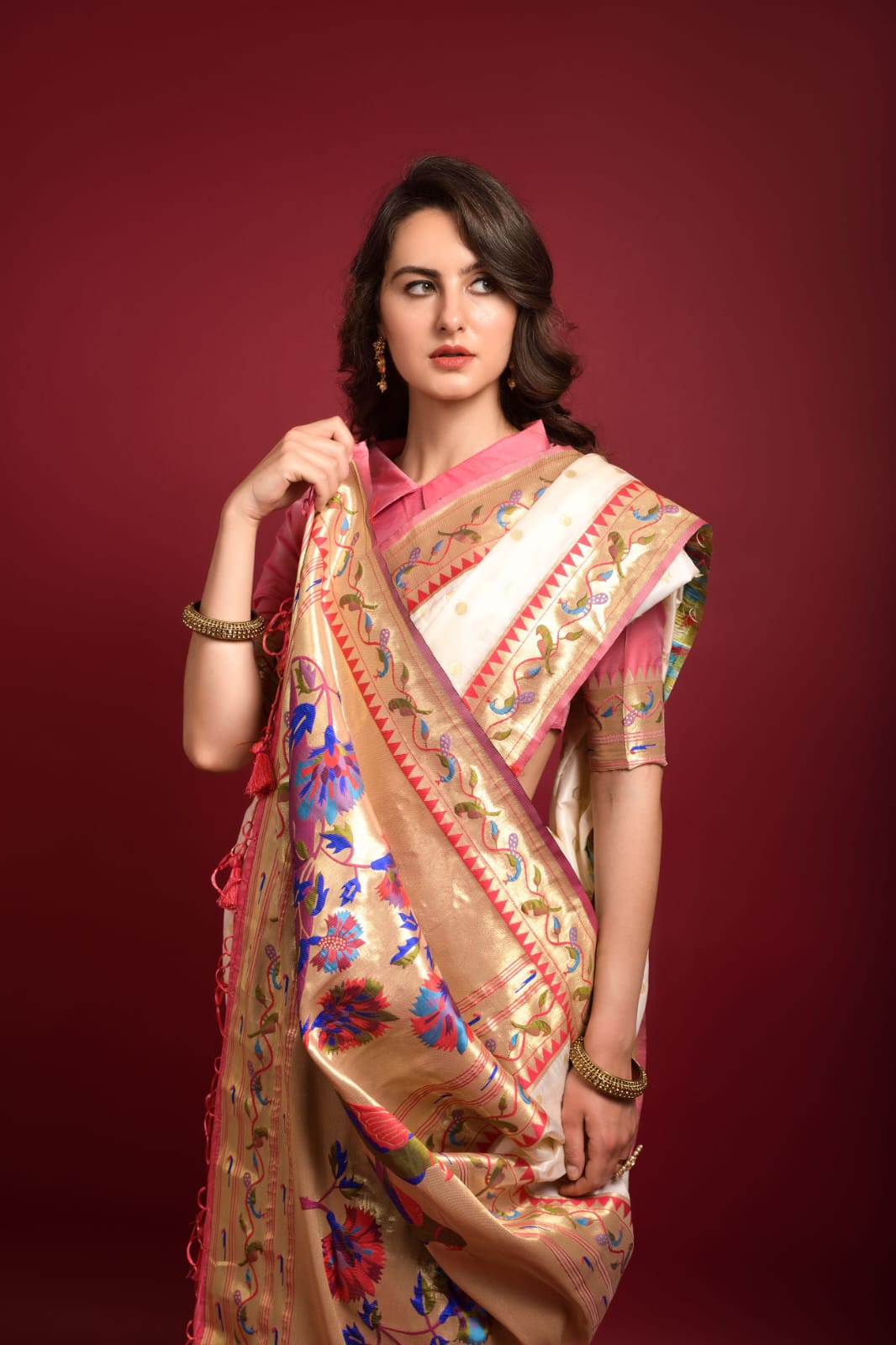 Party Wear Banarasi Soft Silk Paithani Saree