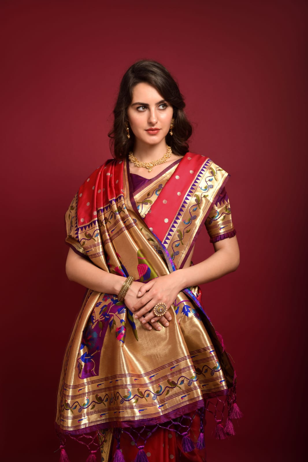 Party Wear Banarasi Soft Silk Paithani Saree