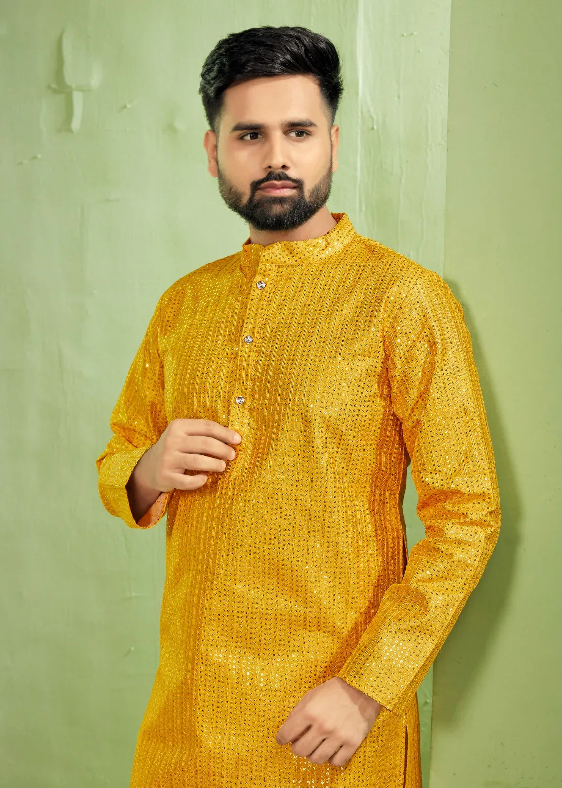 Party Wear Festival Kurta Pyjama Royal Men V-6