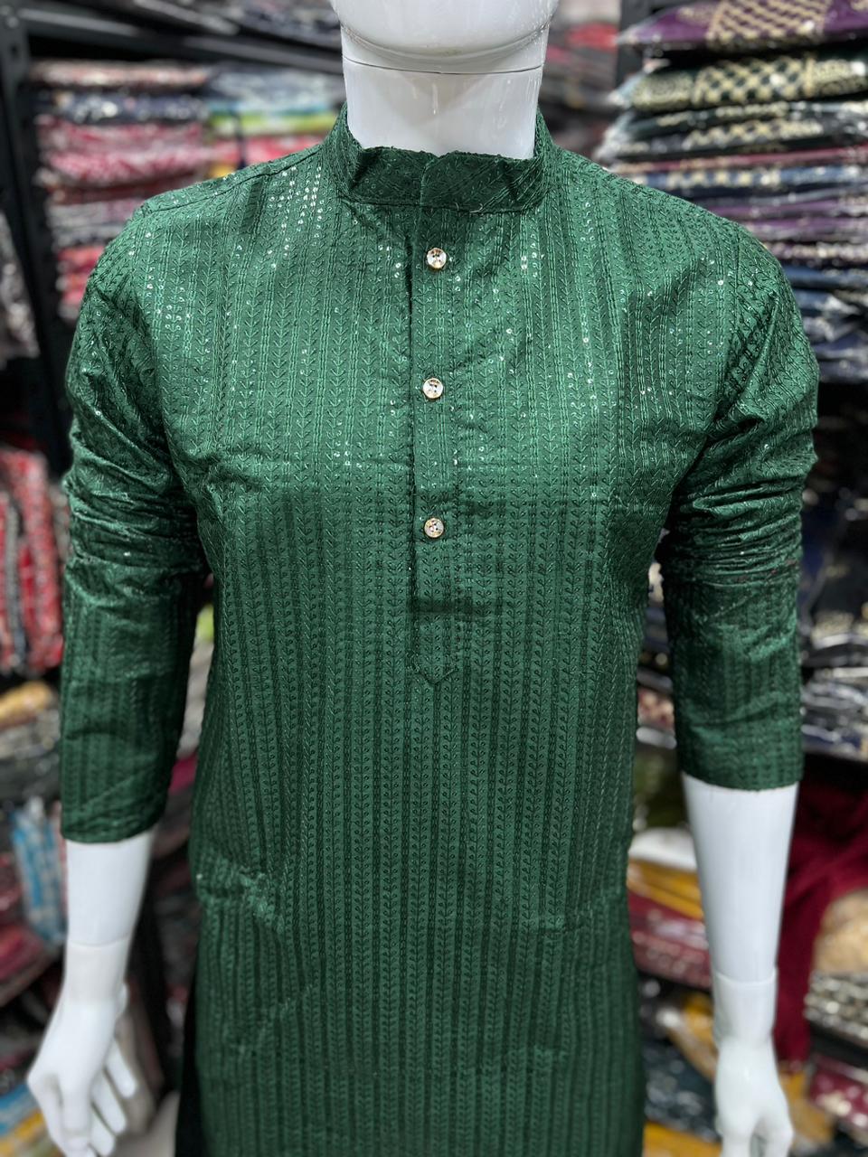 Party Wear Festival Kurta Pyjama Royal Men V-6