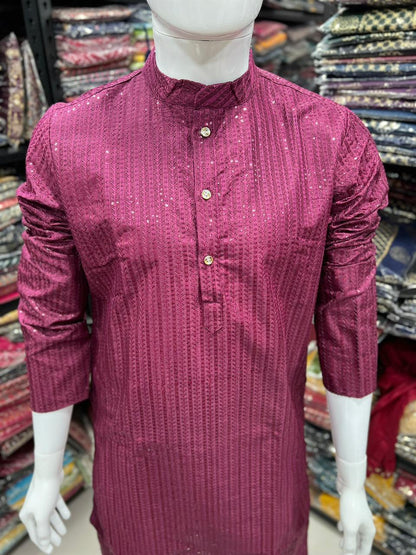 Party Wear Festival Kurta Pyjama Royal Men V-6
