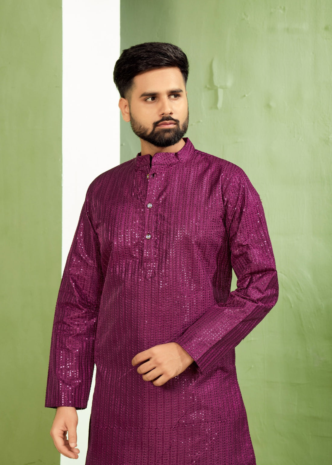 Party Wear Festival Kurta Pyjama Royal Men V-6