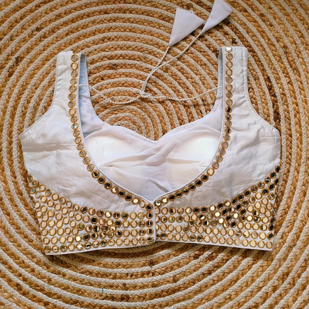 Beautiful Designer Readymade Sequence Darpan Blouse