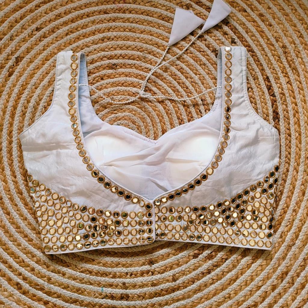 Beautiful Designer Readymade Sequence Darpan Blouse