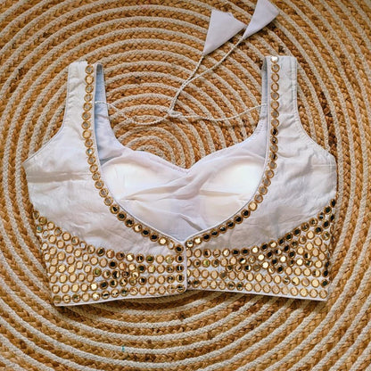 Beautiful Designer Readymade Sequence Darpan Blouse