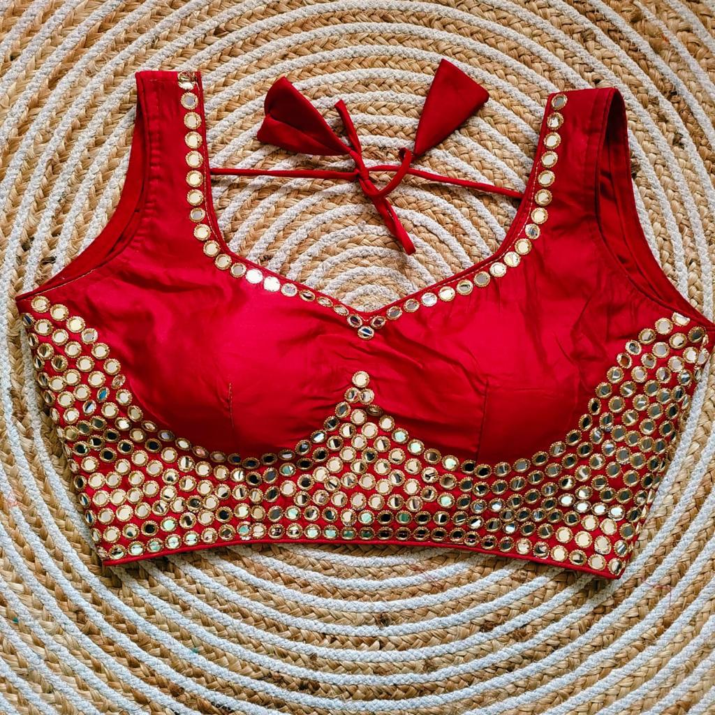 Beautiful Designer Readymade Sequence Darpan Blouse