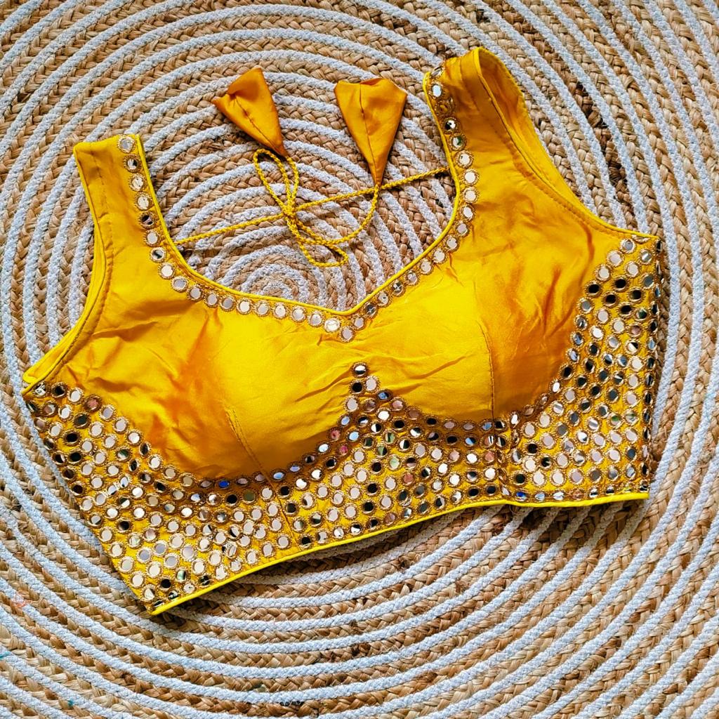 Beautiful Designer Readymade Sequence Darpan Blouse