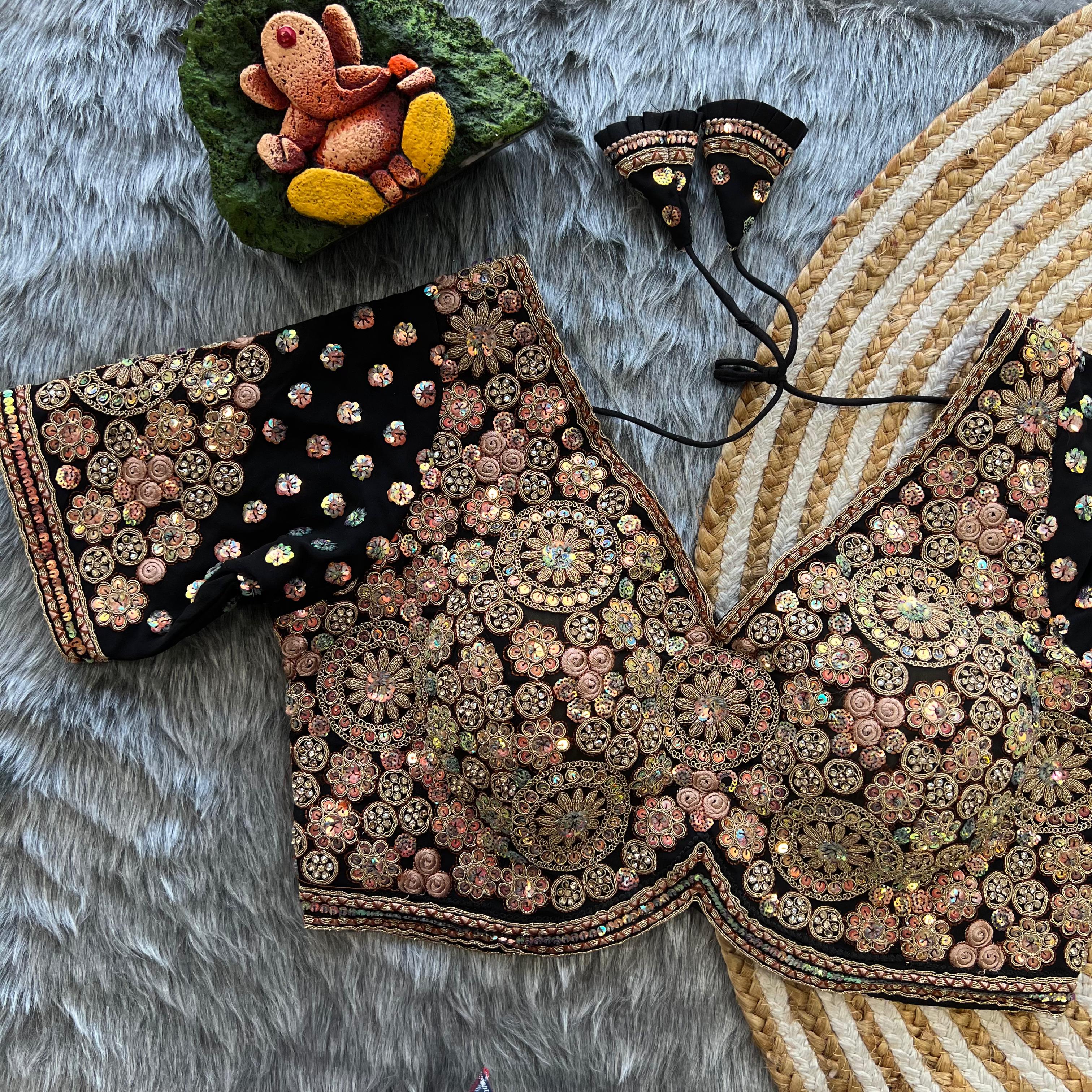 Sabyasachi Style Heavy Diamond Work Blouse