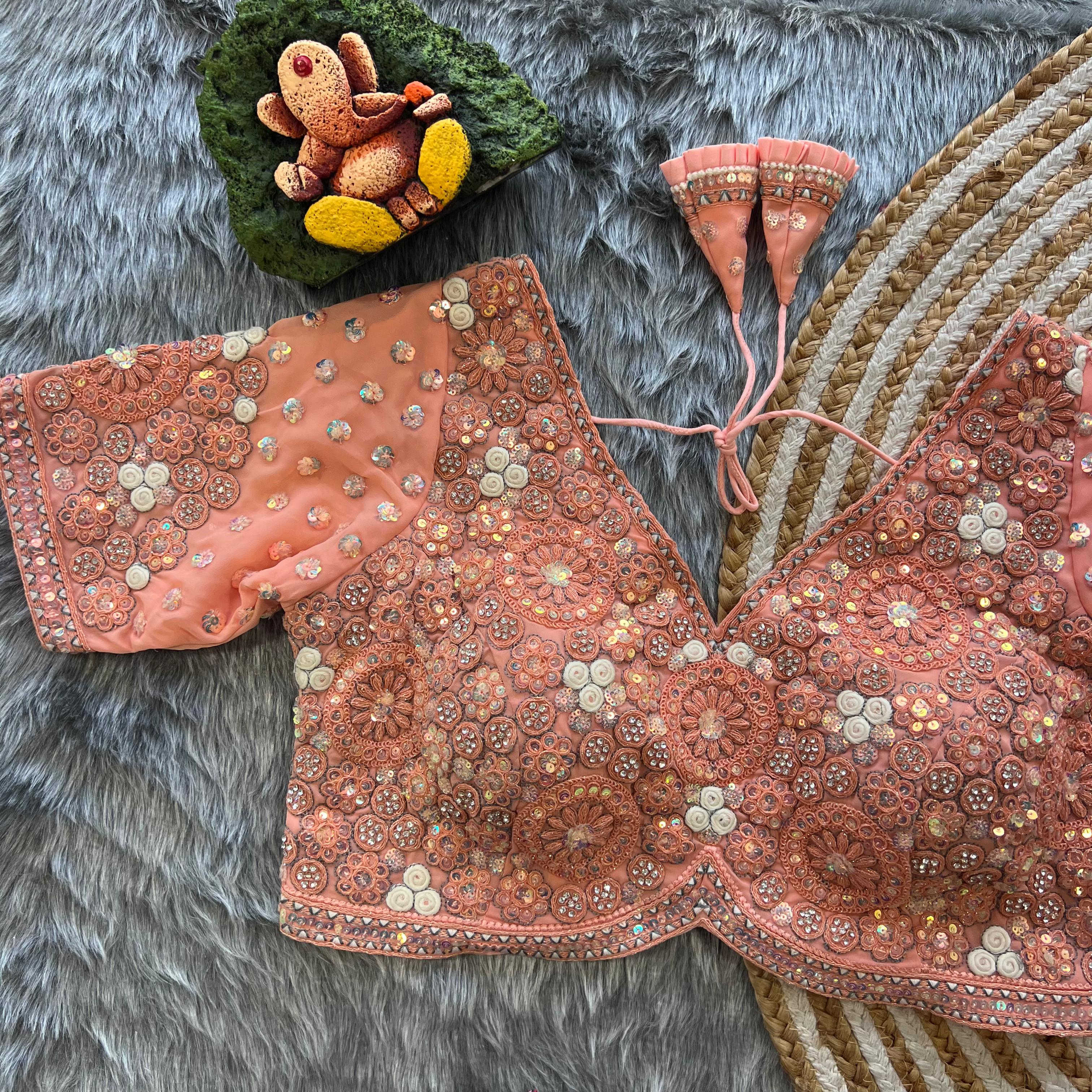 Sabyasachi Style Heavy Diamond Work Blouse