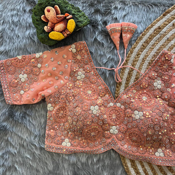 Sabyasachi Style Heavy Diamond Work Blouse