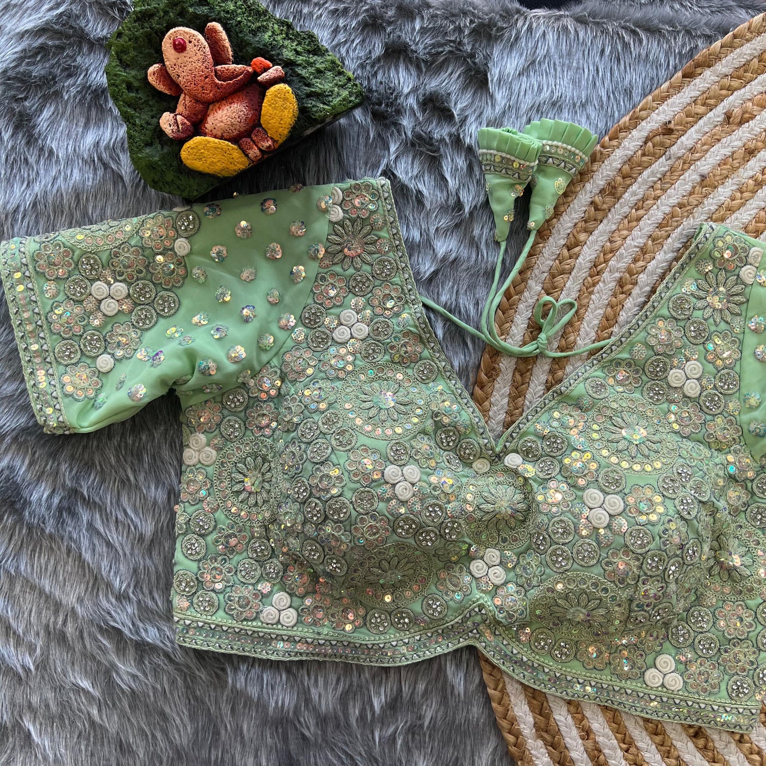 Sabyasachi Style Heavy Diamond Work Blouse