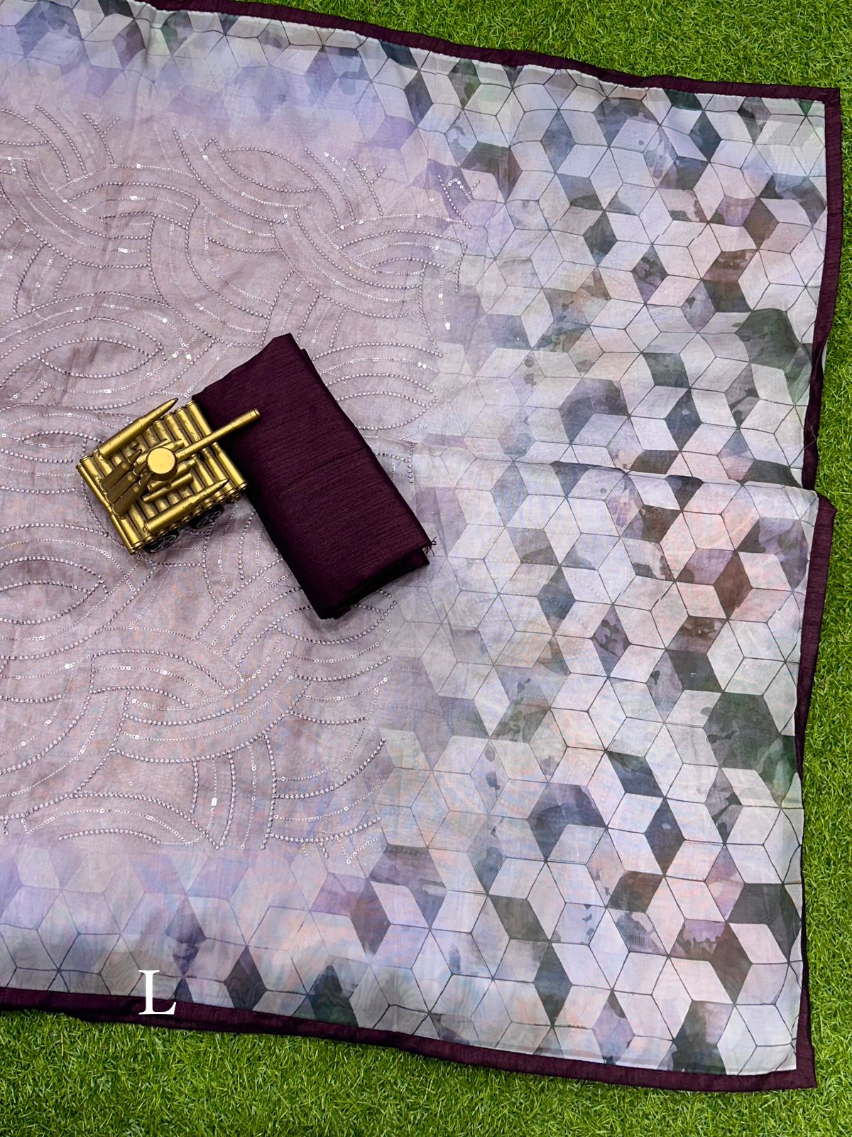 Beautiful Designer Pure Organza Saree