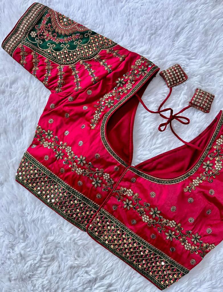 Beautiful Designer Rajwadi Wedding Blouse