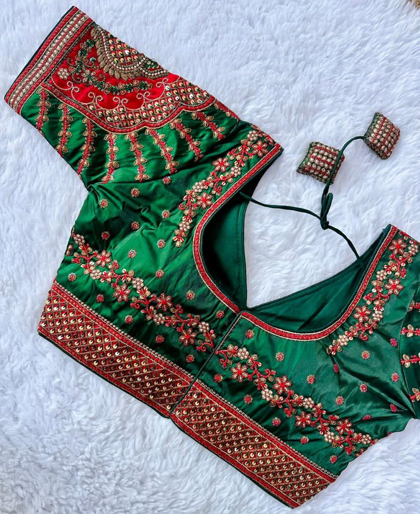 Beautiful Designer Rajwadi Wedding Blouse