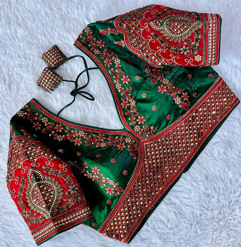 Beautiful Designer Rajwadi Wedding Blouse