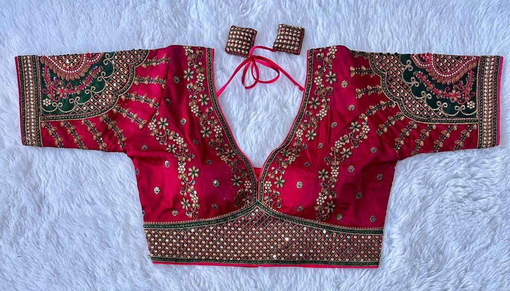 Beautiful Designer Rajwadi Wedding Blouse