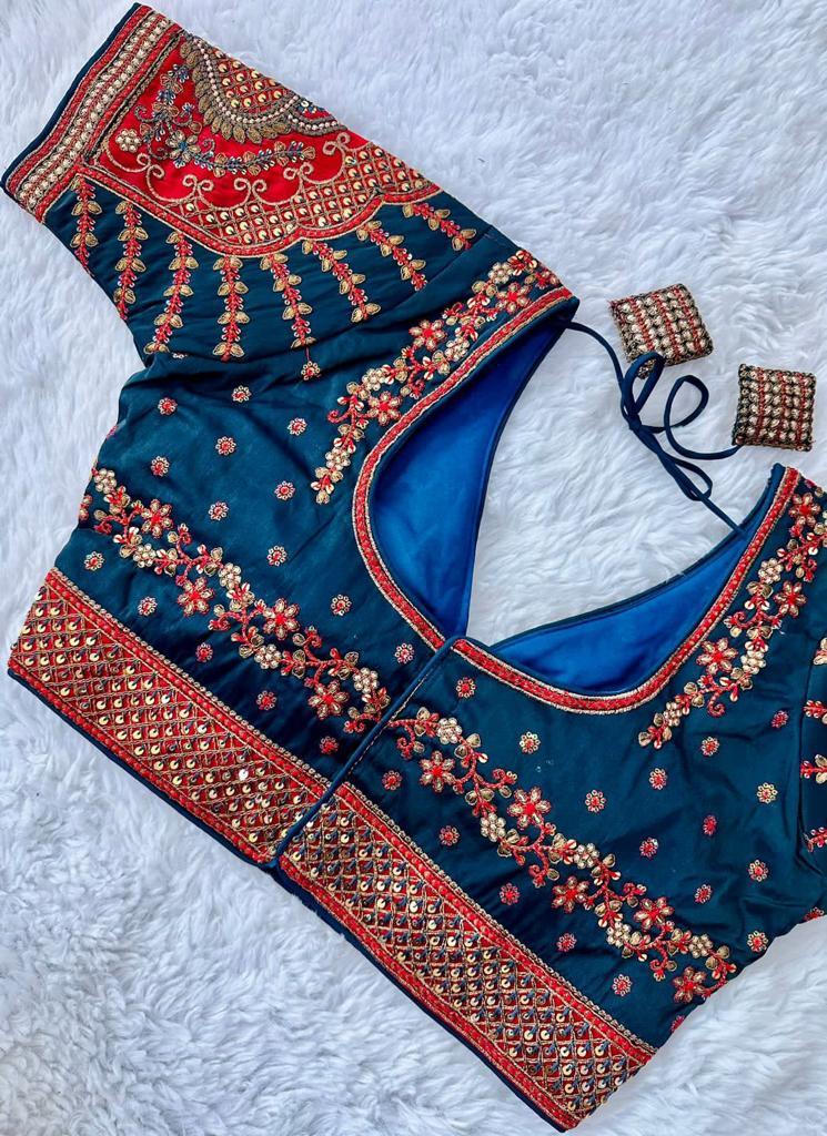 Beautiful Designer Rajwadi Wedding Blouse