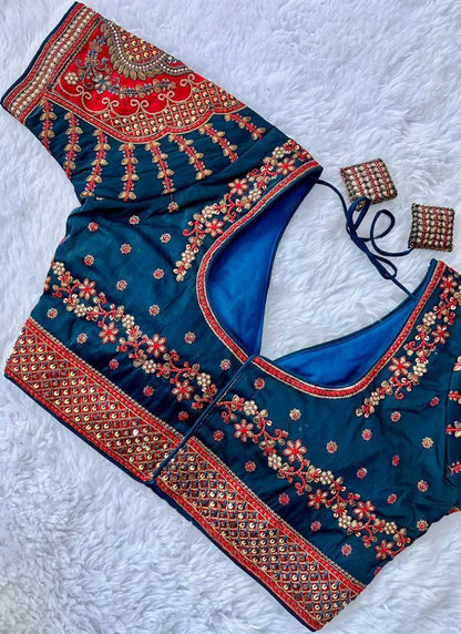 Beautiful Designer Rajwadi Wedding Blouse