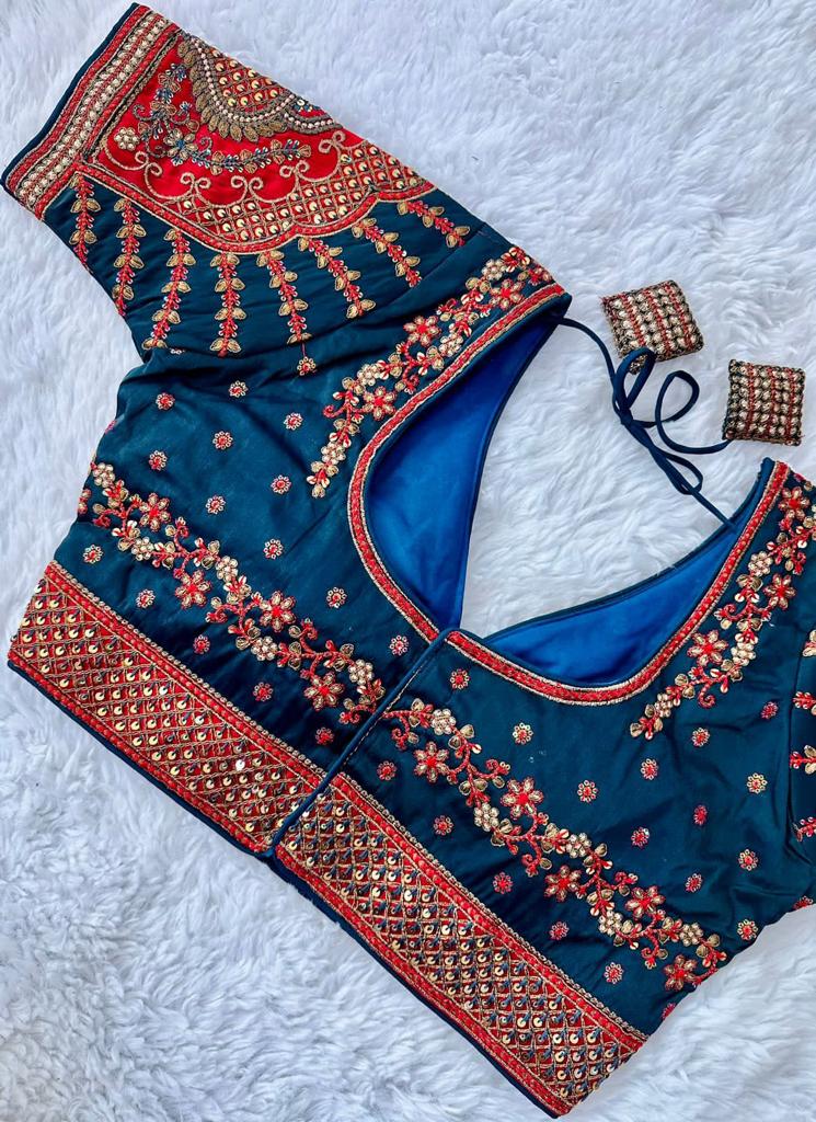 Beautiful Designer Rajwadi Wedding Blouse