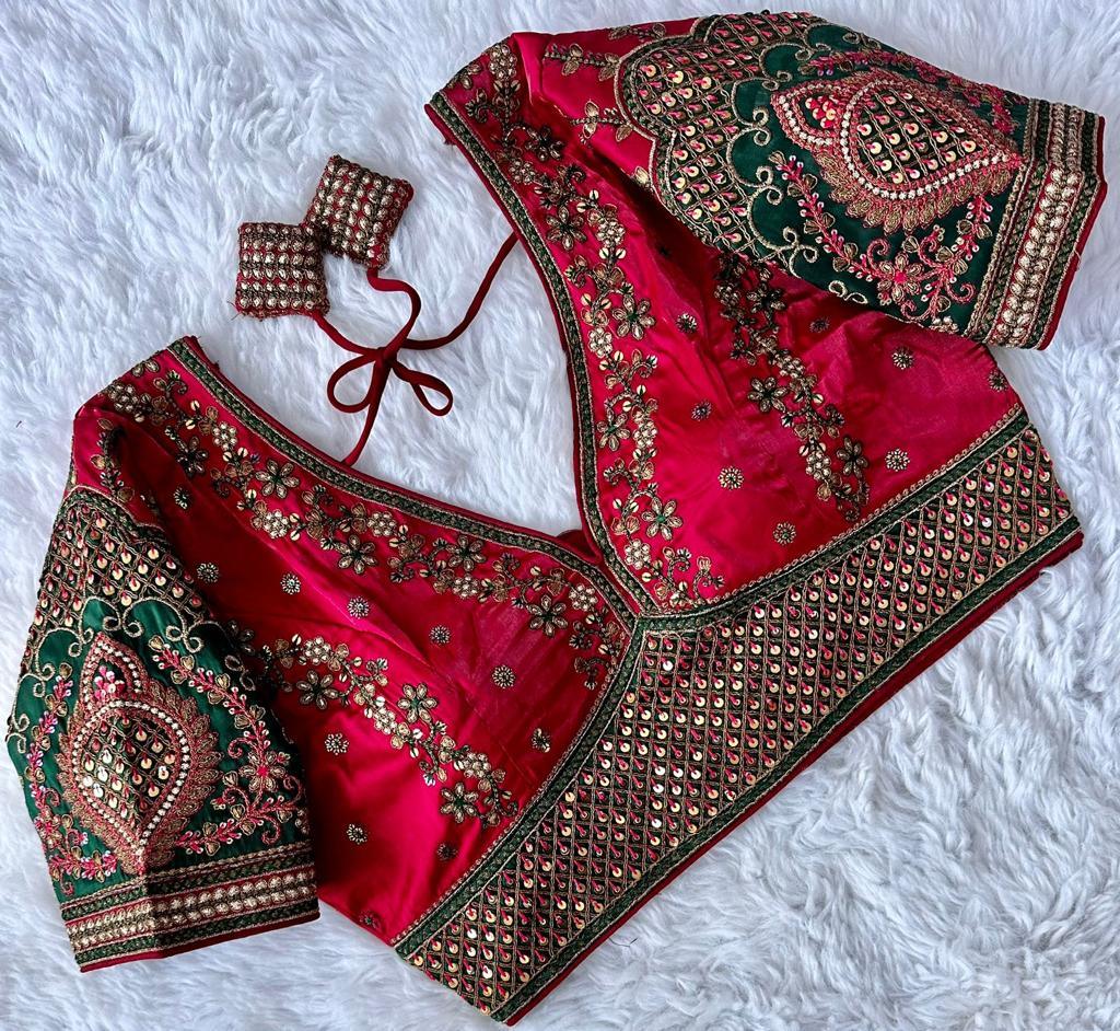 Beautiful Designer Rajwadi Wedding Blouse