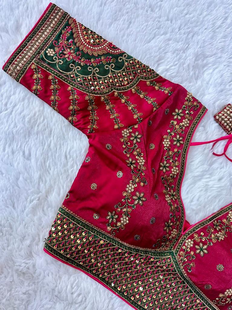 Beautiful Designer Rajwadi Wedding Blouse