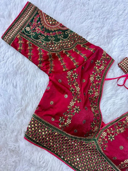 Beautiful Designer Rajwadi Wedding Blouse