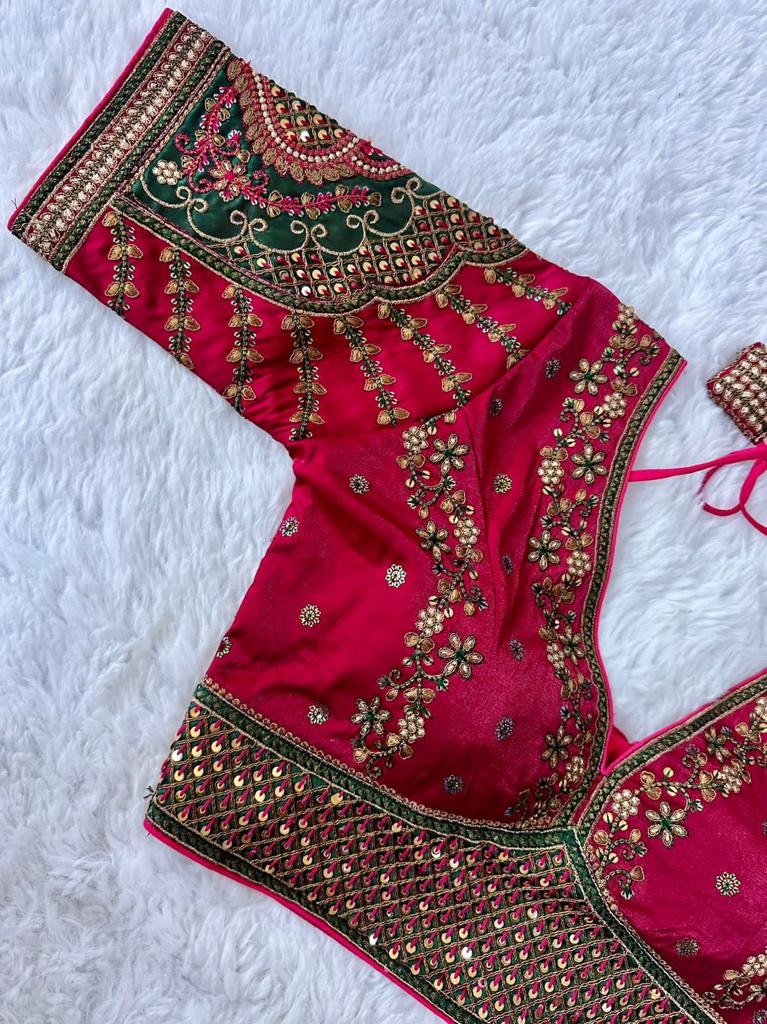 Beautiful Designer Rajwadi Wedding Blouse