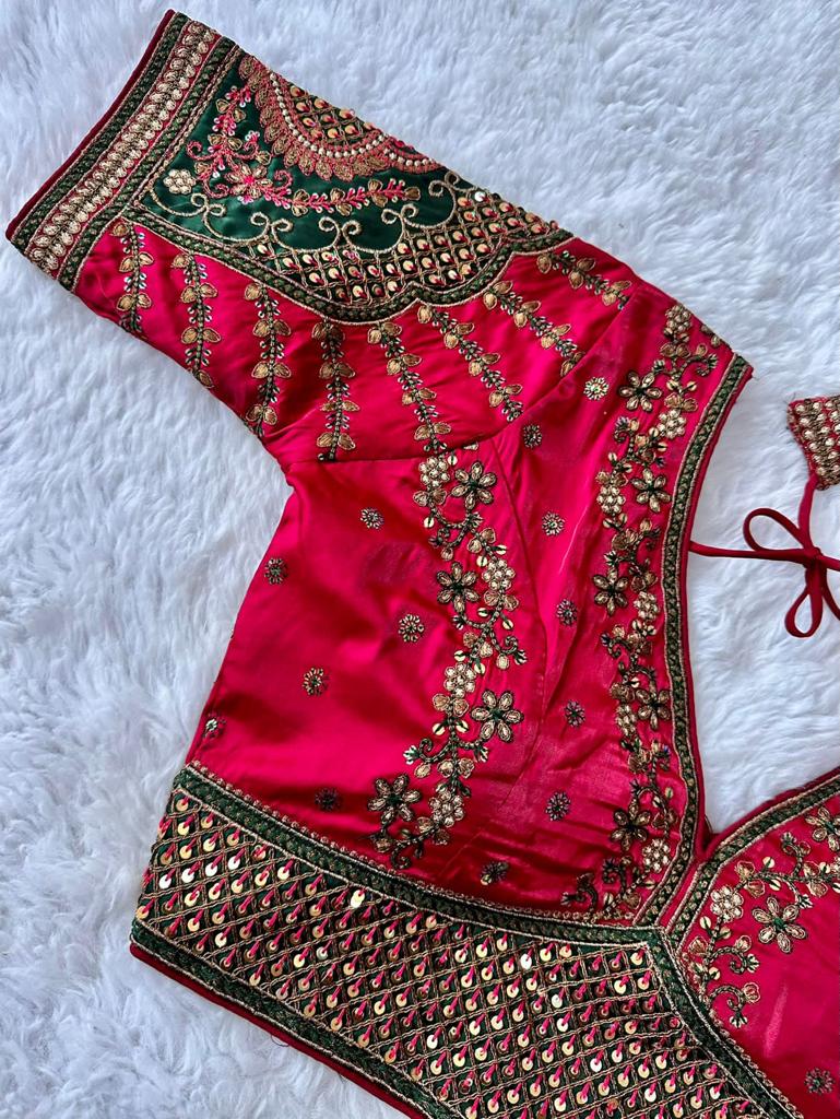 Beautiful Designer Rajwadi Wedding Blouse