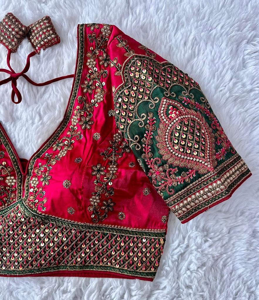 Beautiful Designer Rajwadi Wedding Blouse