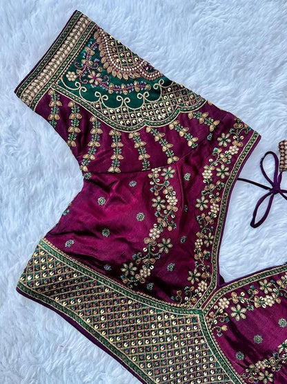 Beautiful Designer Rajwadi Wedding Blouse