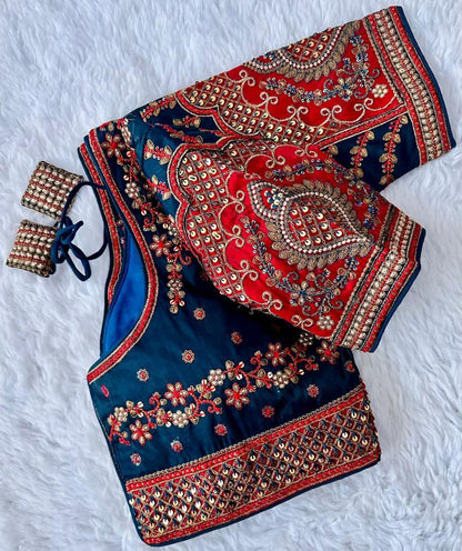 Beautiful Designer Rajwadi Wedding Blouse