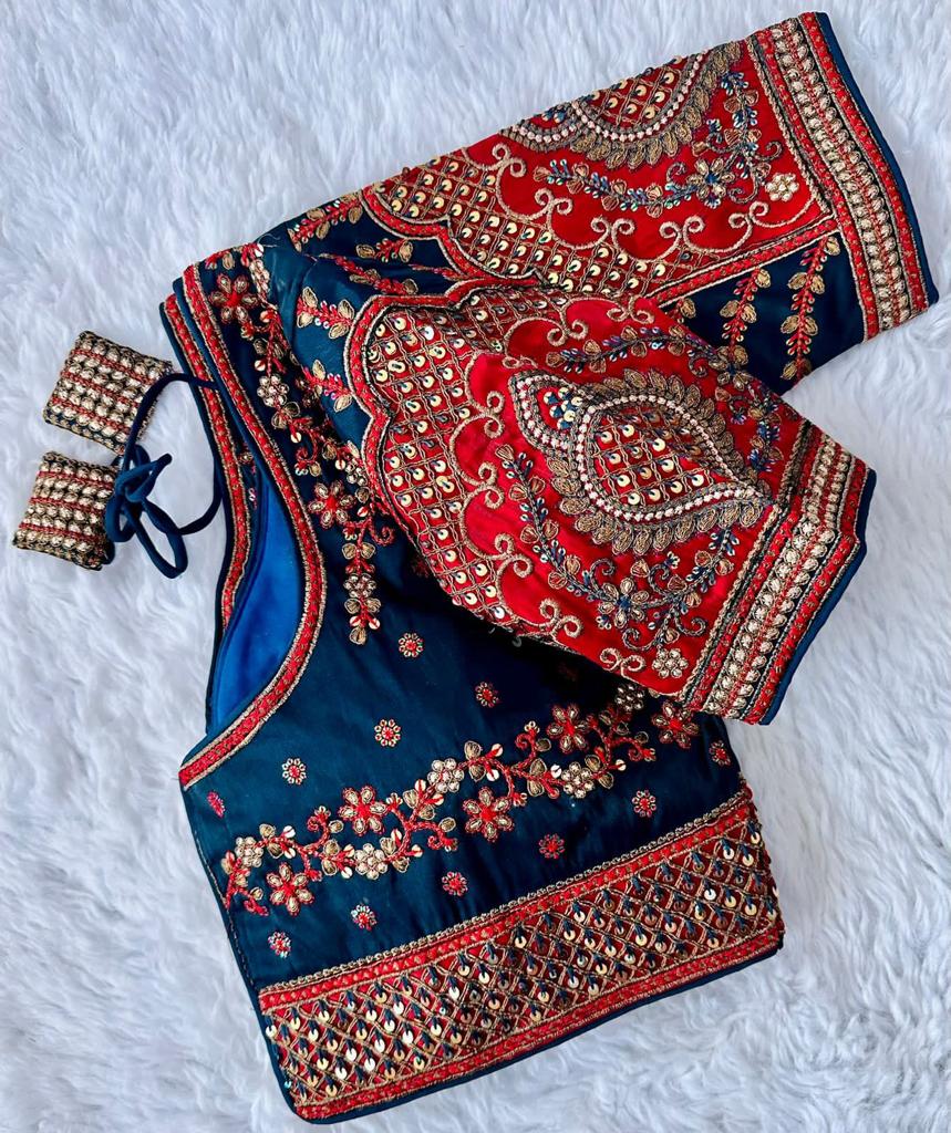 Beautiful Designer Rajwadi Wedding Blouse