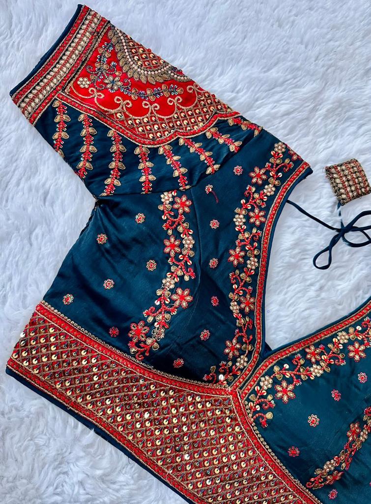 Beautiful Designer Rajwadi Wedding Blouse