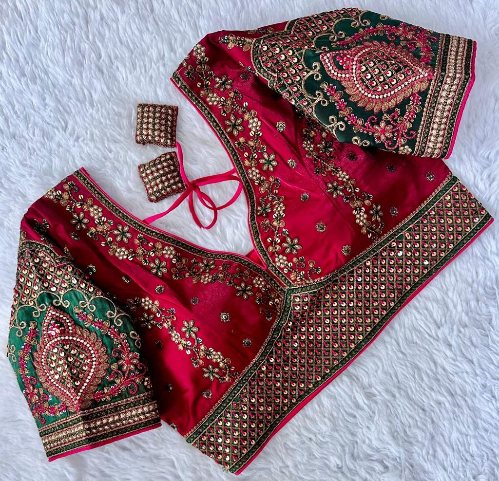 Beautiful Designer Rajwadi Wedding Blouse