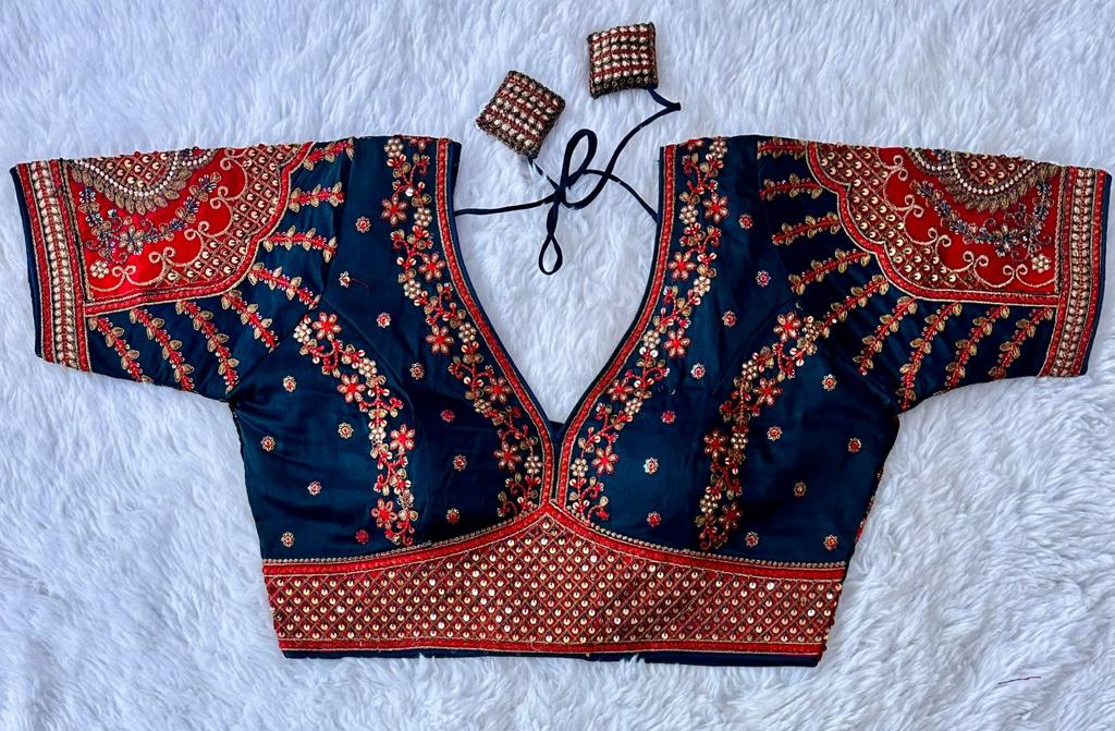 Beautiful Designer Rajwadi Wedding Blouse