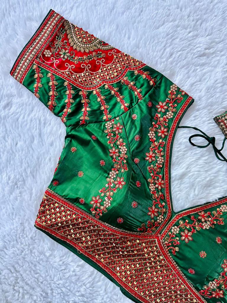 Beautiful Designer Rajwadi Wedding Blouse