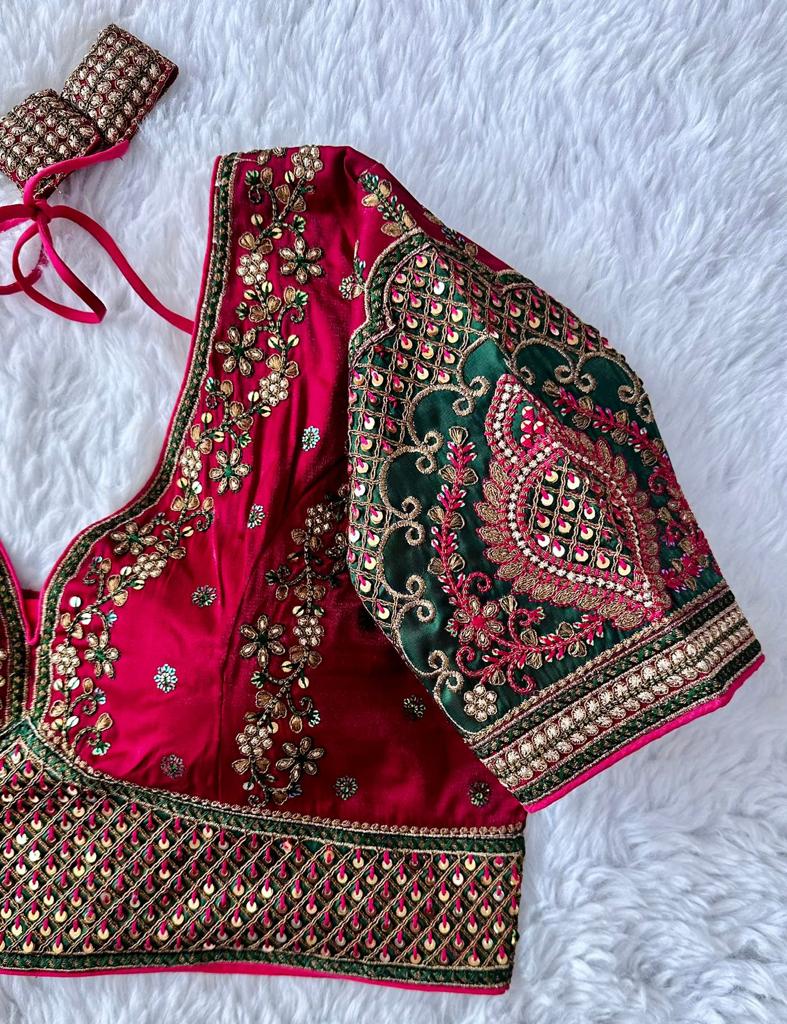 Beautiful Designer Rajwadi Wedding Blouse