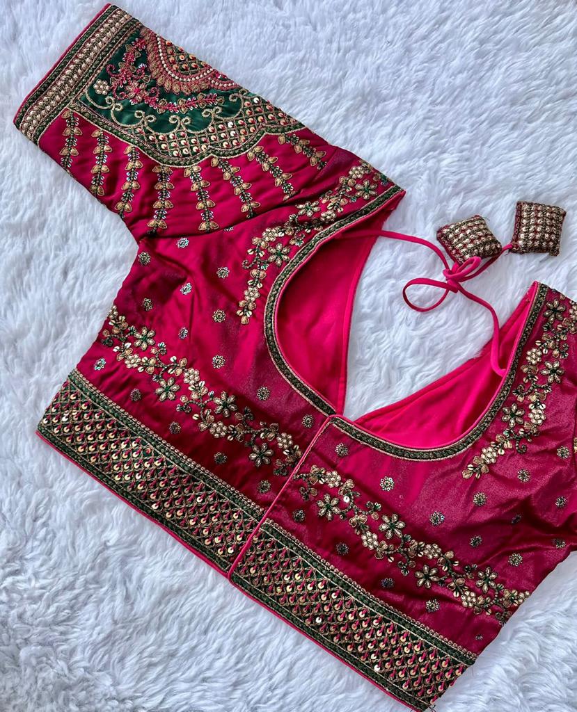 Beautiful Designer Rajwadi Wedding Blouse
