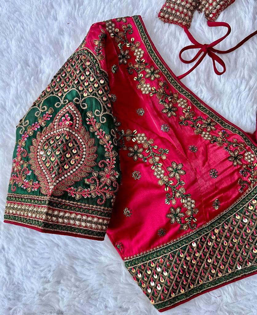 Beautiful Designer Rajwadi Wedding Blouse
