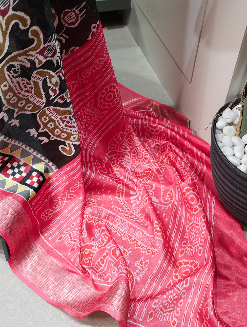 Beautiful Designer Dola Silk Saree